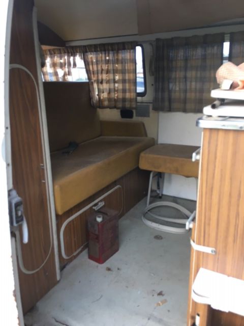 1973 White Volkswagen Bus/Vanagon Van Camper