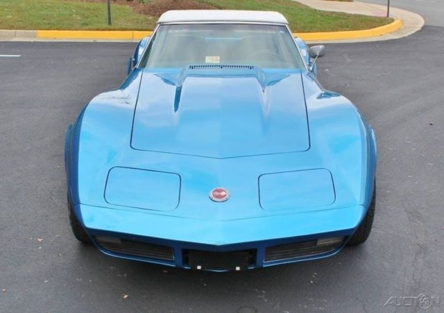 1973 Blue Chevrolet Corvette