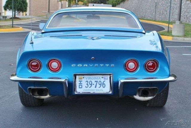 1973 Blue Chevrolet Corvette