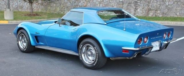 1973 Blue Chevrolet Corvette