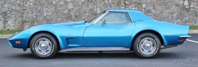1973 Blue Chevrolet Corvette