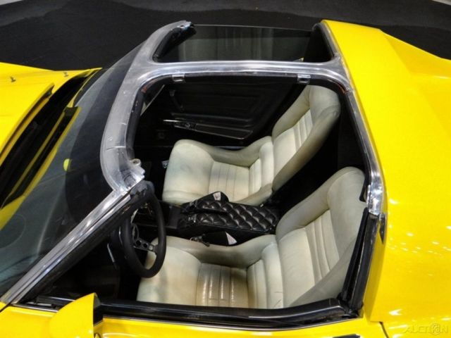 1973 Yellow Chevrolet Corvette