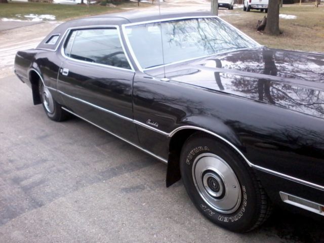 1973 Black Ford Thunderbird Sedan