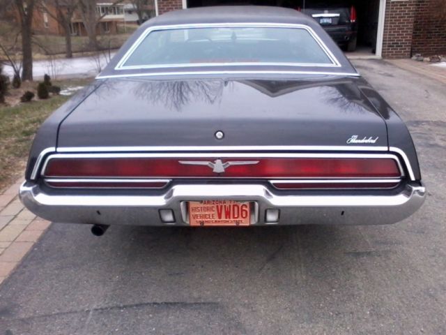 1973 Black Ford Thunderbird Sedan