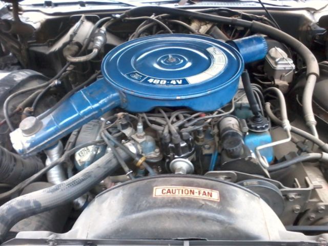 1973 Black Ford Thunderbird Sedan