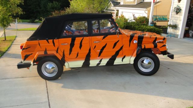 1973 Orange with Tiger Stipes Volkswagen Thing