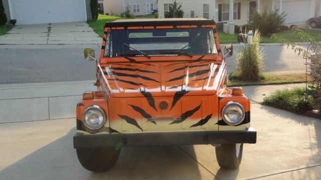 1973 Orange with Tiger Stipes Volkswagen Thing