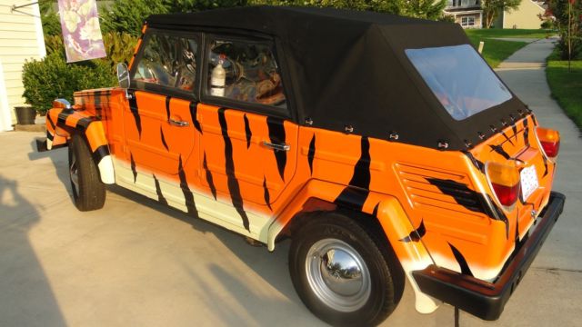 1973 Orange with Tiger Stipes Volkswagen Thing