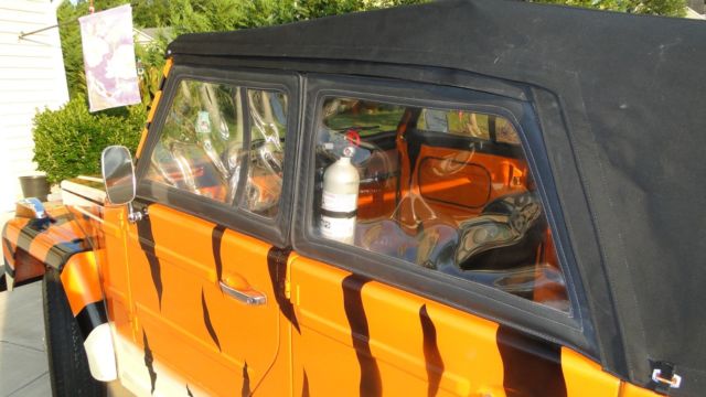 1973 Orange with Tiger Stipes Volkswagen Thing