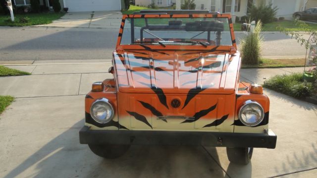 1973 Orange with Tiger Stipes Volkswagen Thing