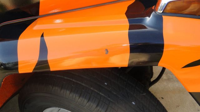 1973 Orange with Tiger Stipes Volkswagen Thing