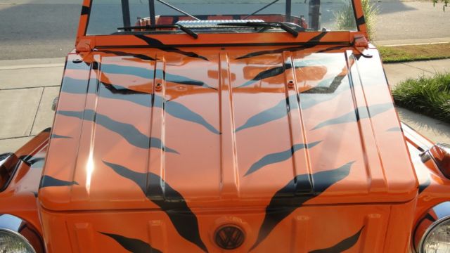 1973 Orange with Tiger Stipes Volkswagen Thing