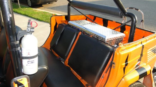 1973 Orange with Tiger Stipes Volkswagen Thing
