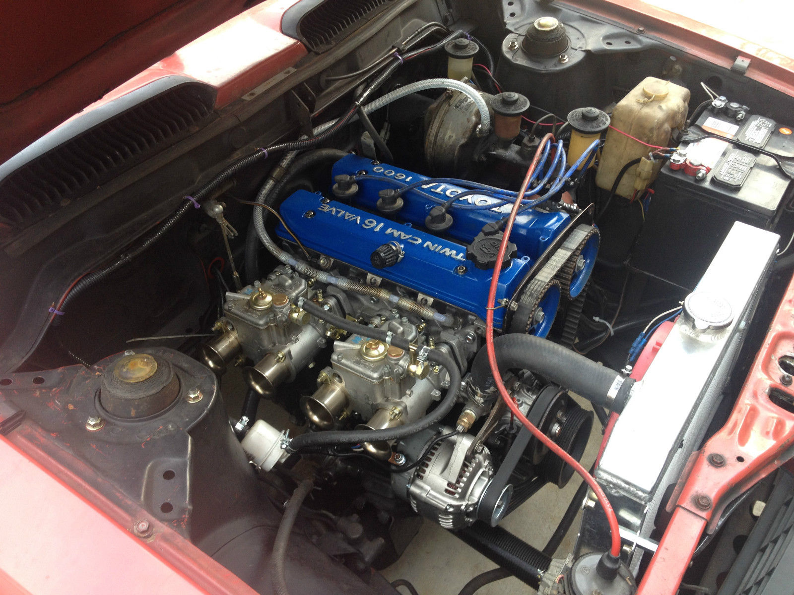 1973 Red Toyota Corolla Coupe