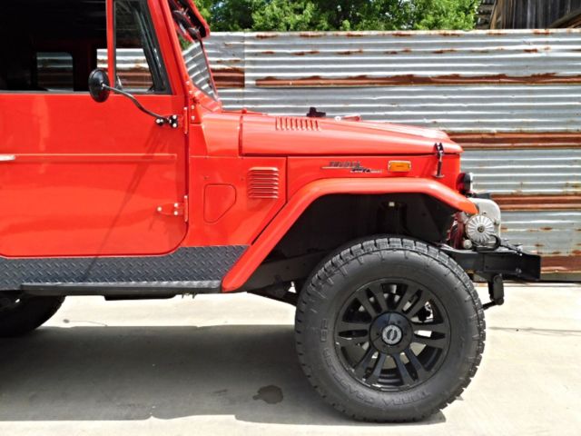 1973 Red Toyota Land Cruiser SUV