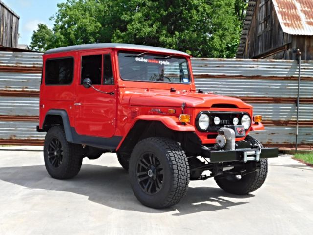 1973 Red Toyota Land Cruiser SUV