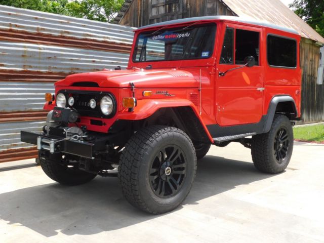 1973 Red Toyota Land Cruiser SUV