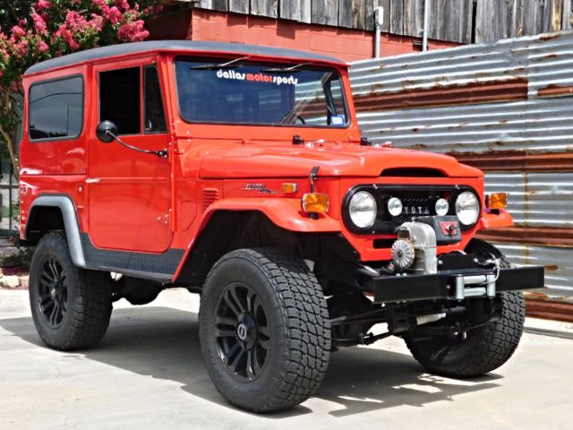 1973 Red Toyota Land Cruiser SUV