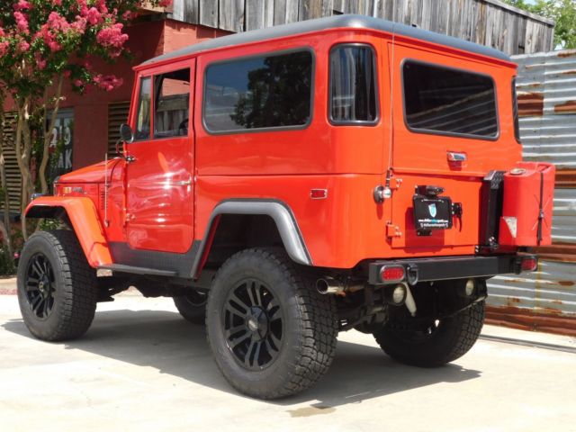 1973 Red Toyota Land Cruiser SUV