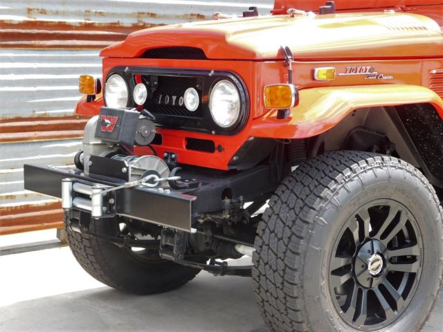 1973 Red Toyota Land Cruiser SUV