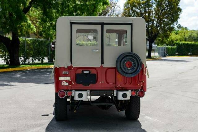 1973 Red Toyota FJ Cruiser Convertible