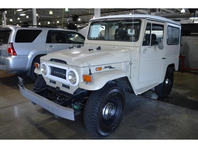 1973 Beige Toyota Land Cruiser