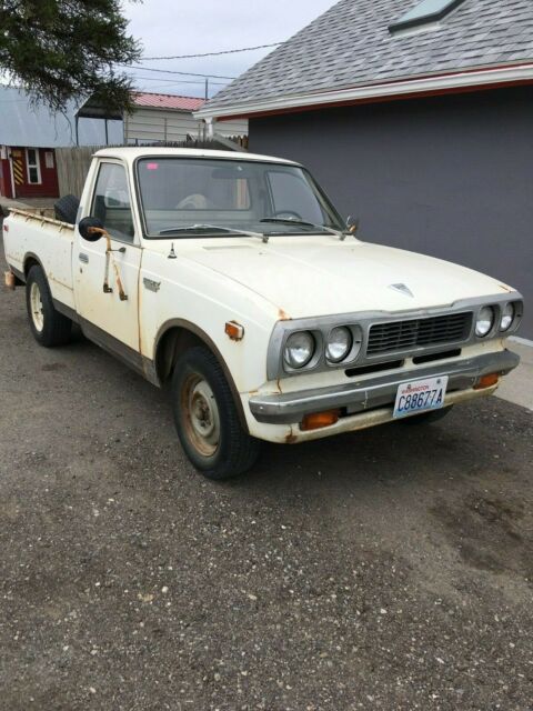 1973 White Toyota Hilux Standard Cab Pickup