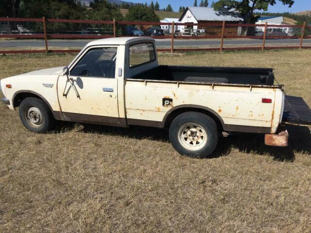 1973 White Toyota Hilux Standard Cab Pickup