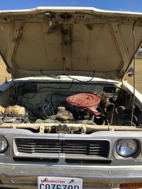 1973 White Toyota Hilux Standard Cab Pickup