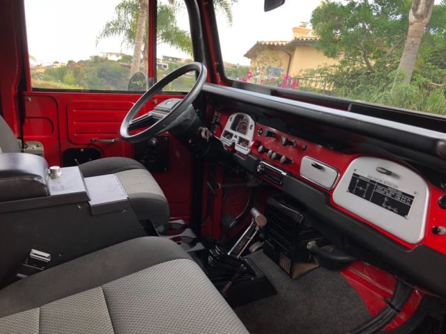 1973 Red Toyota Land Cruiser SUV