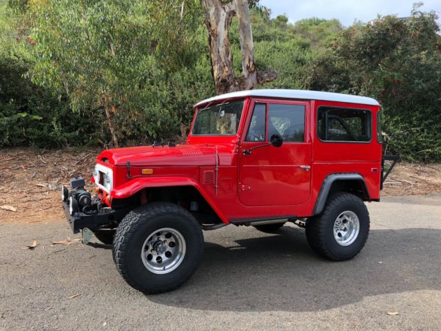 1973 Red Toyota Land Cruiser SUV