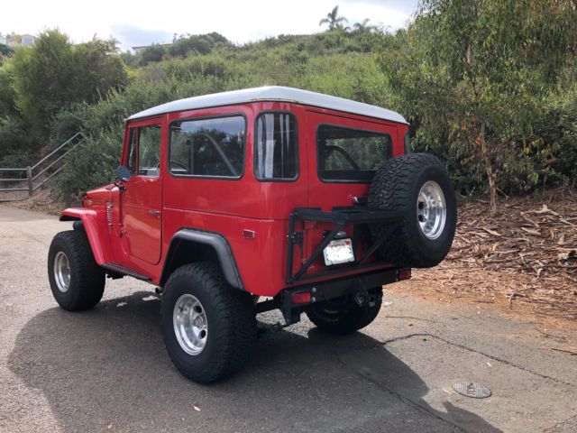 1973 Red Toyota Land Cruiser SUV