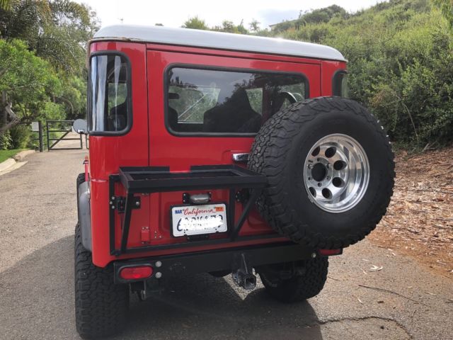1973 Red Toyota Land Cruiser SUV