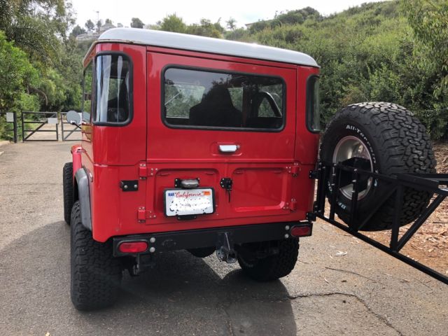 1973 Red Toyota Land Cruiser SUV