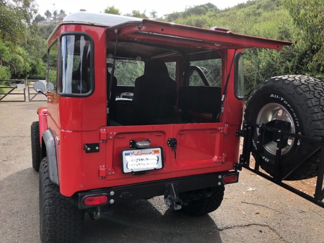 1973 Red Toyota Land Cruiser SUV