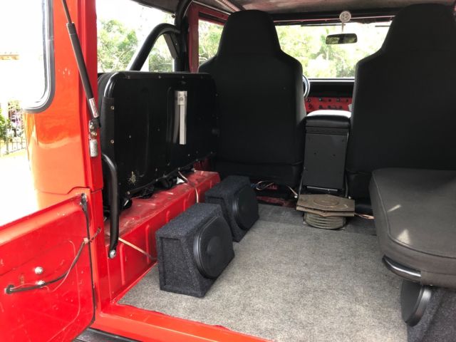 1973 Red Toyota Land Cruiser SUV