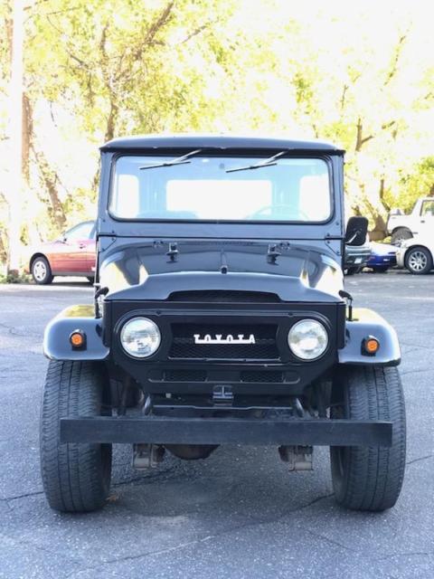 1973 Black Toyota Land Cruiser SUV