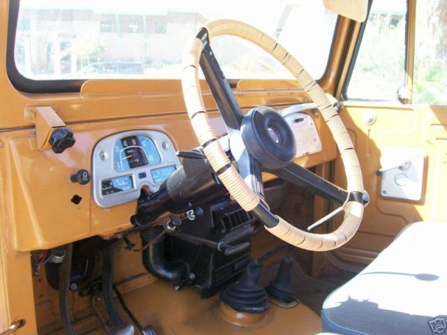 1973 Orange Toyota Land Cruiser Standard Cab Pickup