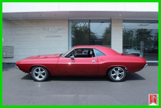 1973 Red Dodge Challenger Coupe