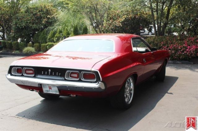 1973 Red Dodge Challenger Coupe