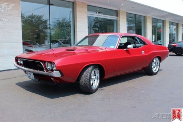 1973 Red Dodge Challenger Coupe