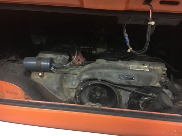 1973 Orange Volkswagen Campmobile