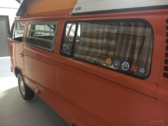 1973 Orange Volkswagen Campmobile