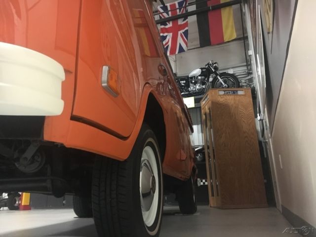 1973 Orange Volkswagen Campmobile