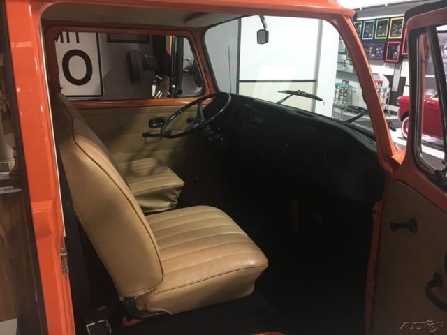 1973 Orange Volkswagen Campmobile