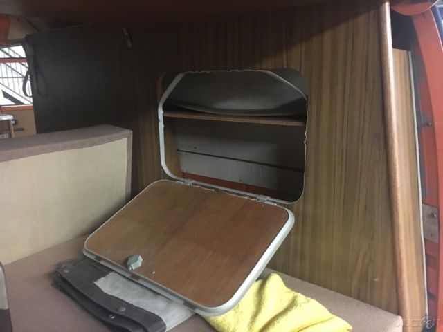 1973 Orange Volkswagen Campmobile