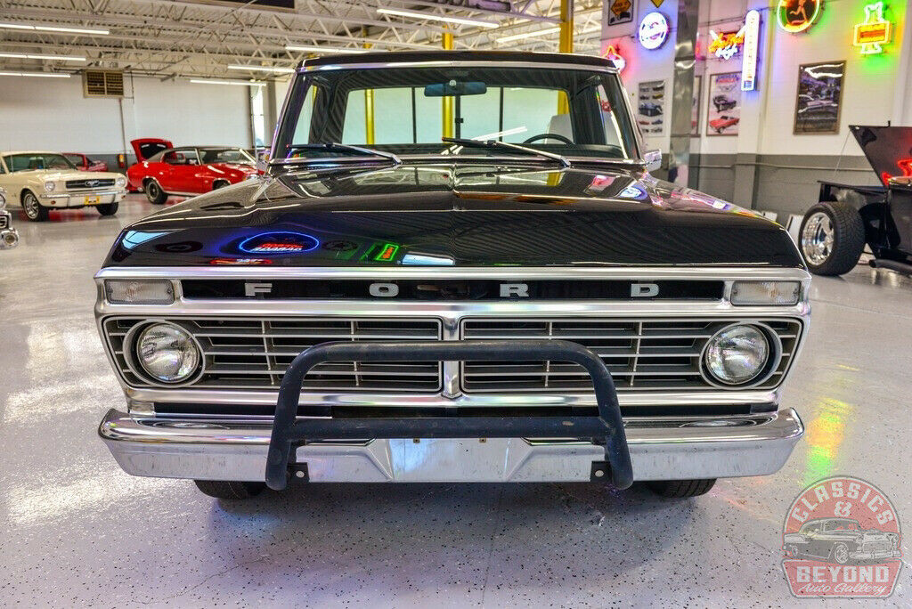 1973 Black Ford F-100 Pickup Truck