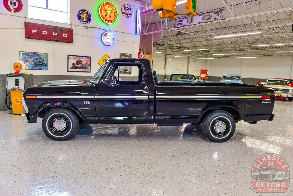 1973 Black Ford F-100 Pickup Truck