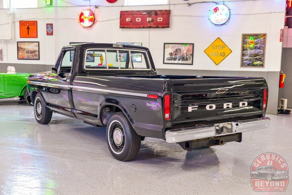 1973 Black Ford F-100 Pickup Truck