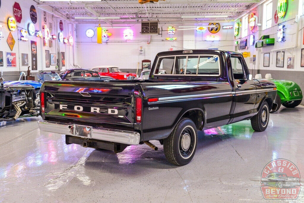 1973 Black Ford F-100 Pickup Truck